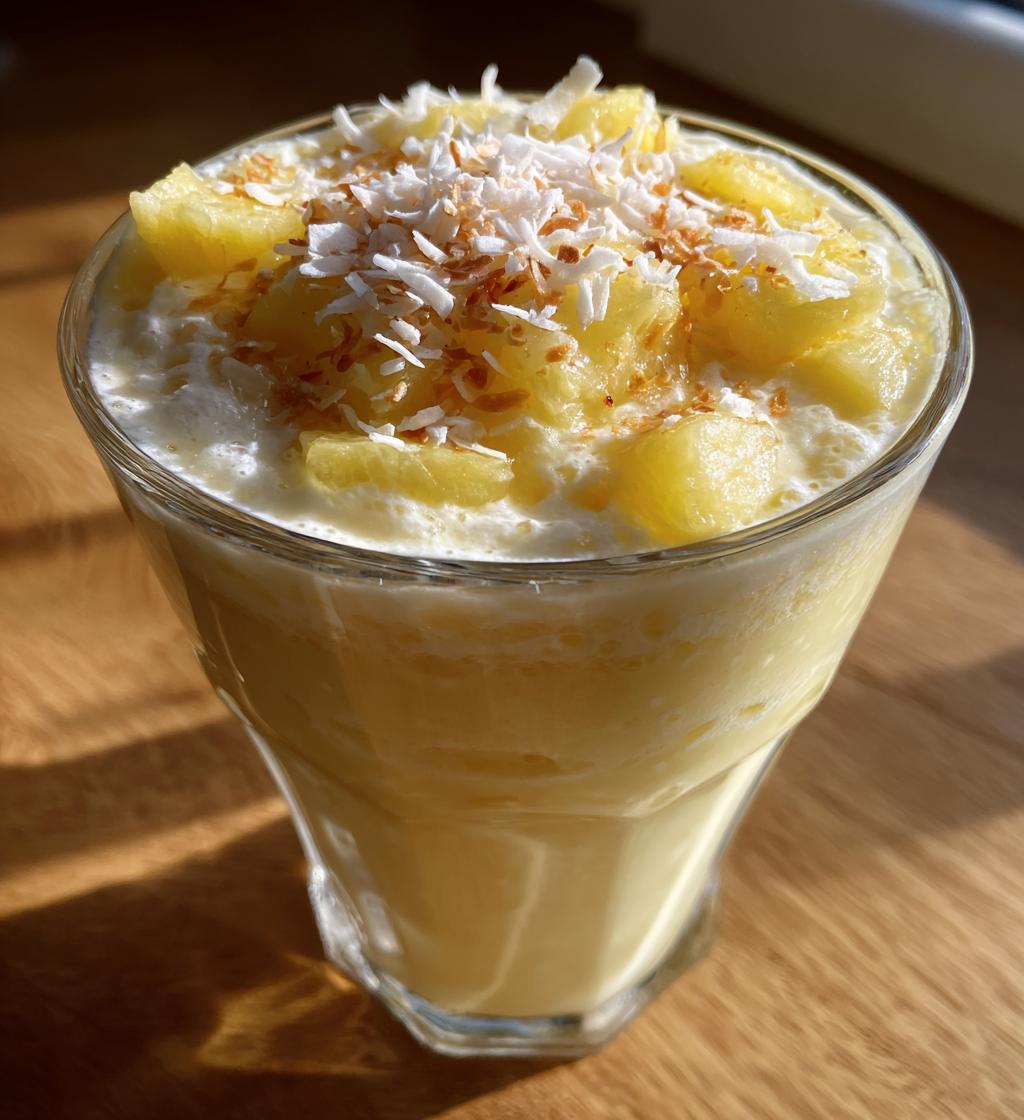 smoothie recette ananas pomme
