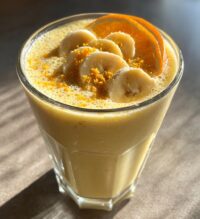 smoothie recette banane orange