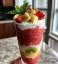 smoothie recette fraise banane kiwi