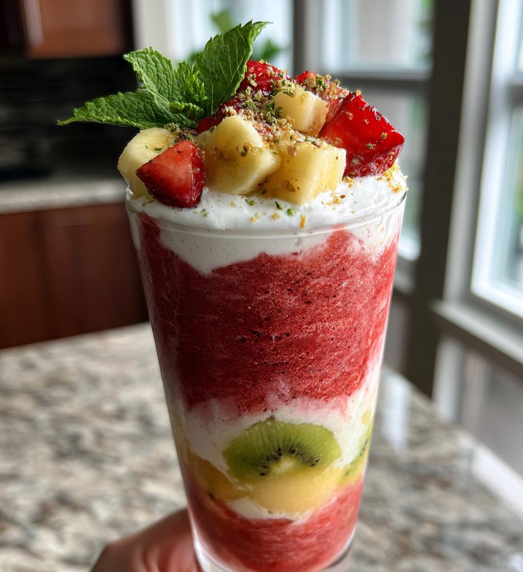 smoothie recette fraise banane kiwi