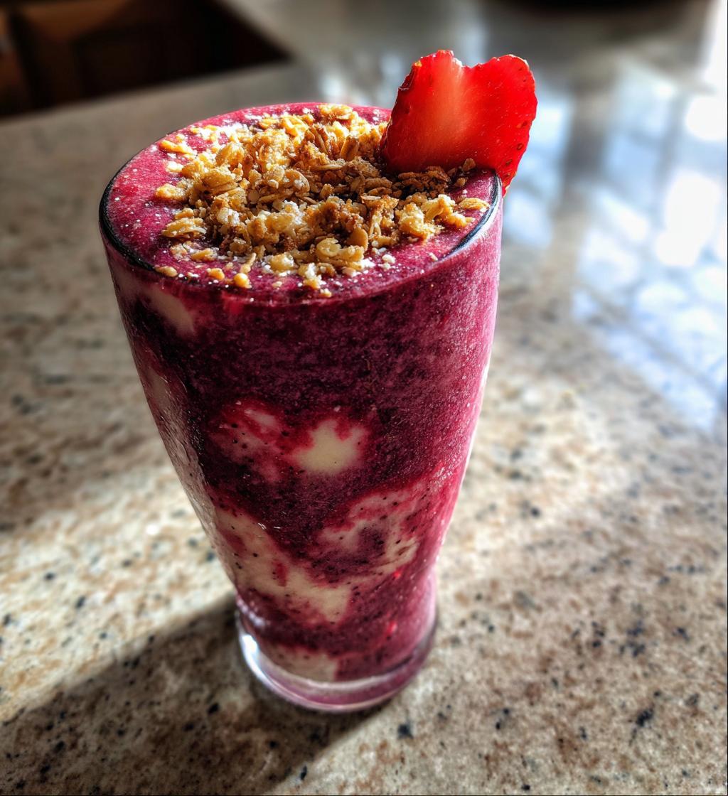 smoothie recette fruits congelés