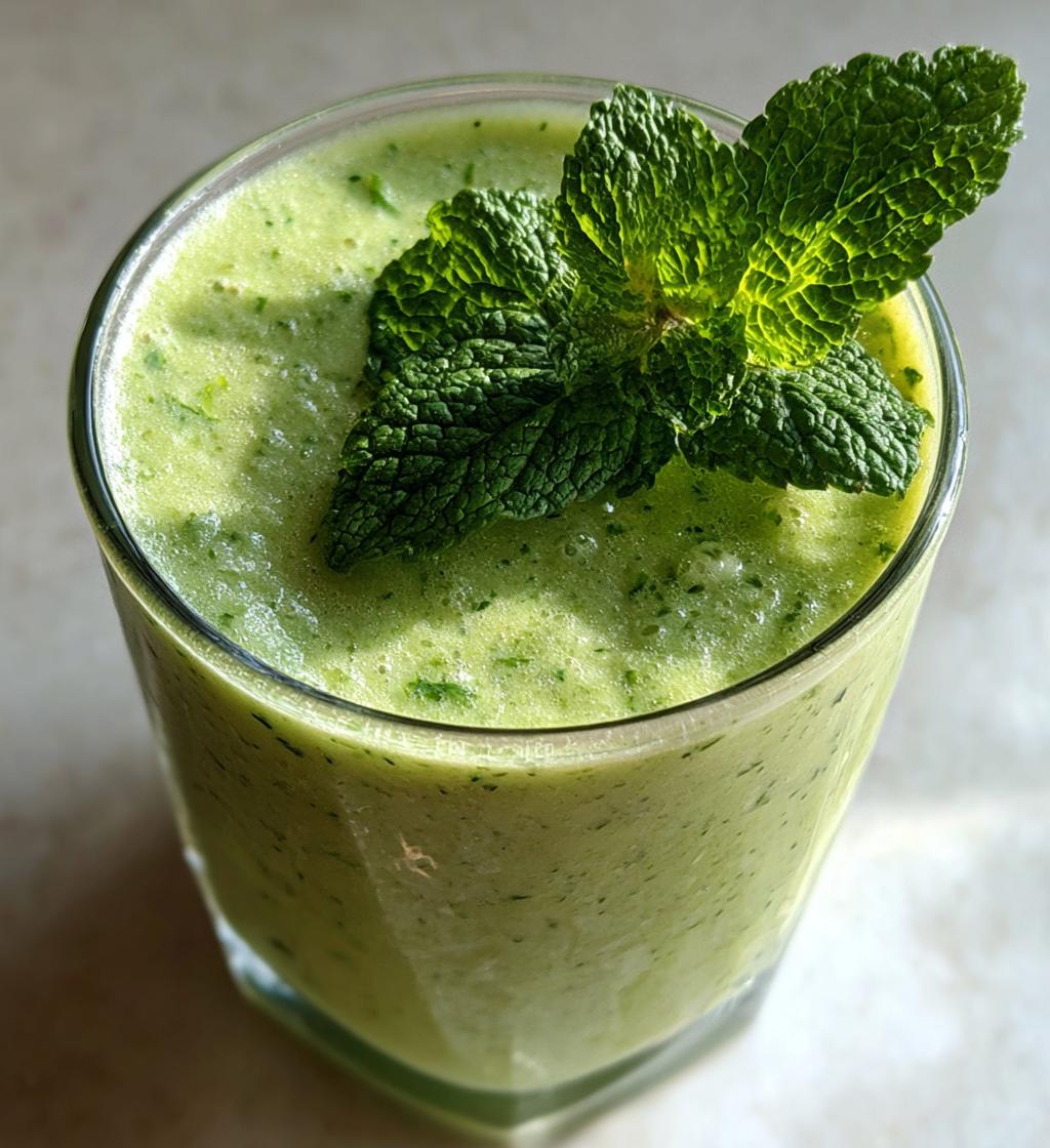 smoothie recette minceur concombre - detail 1