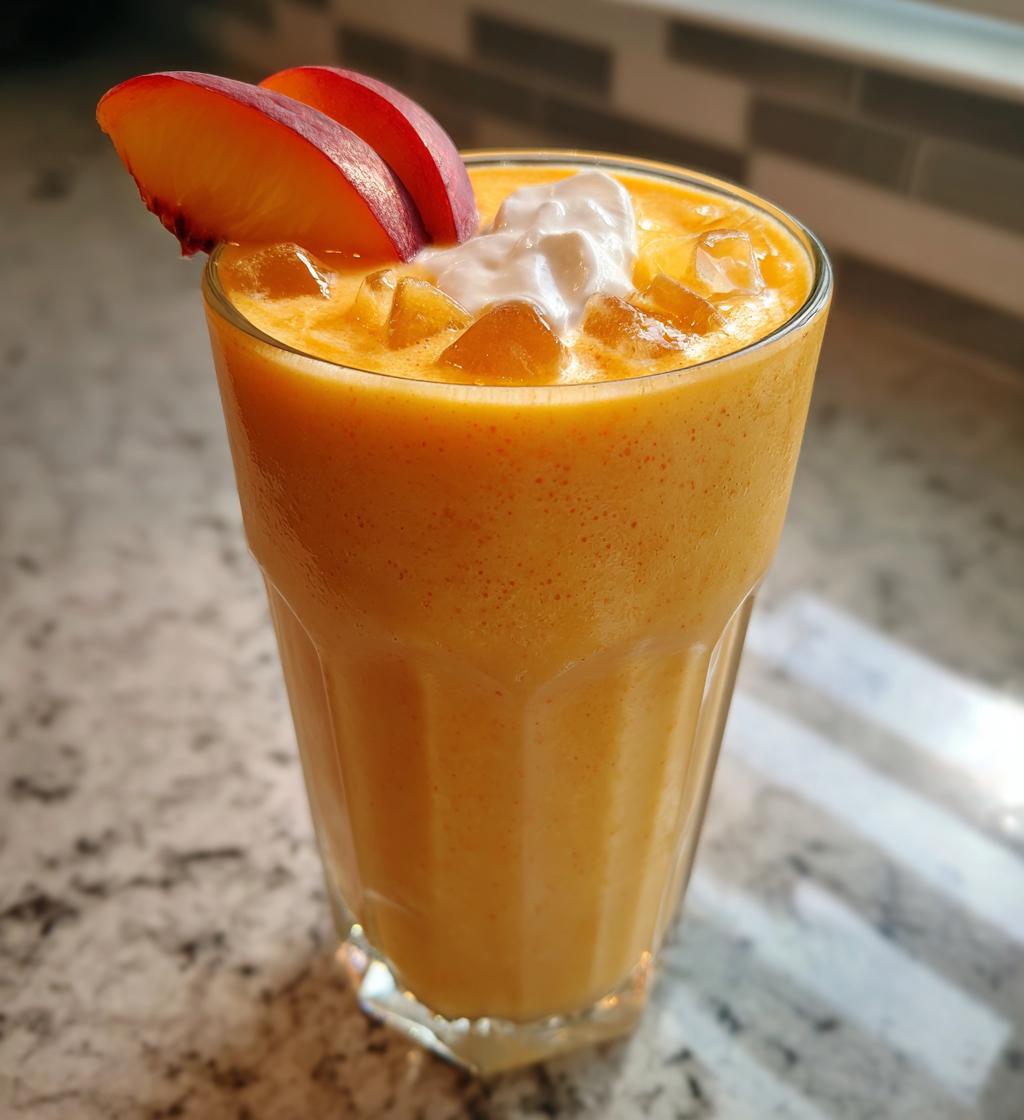 smoothie recette nectarine