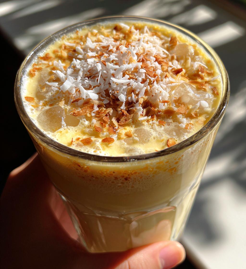 smoothie recette noix de coco - detail 1