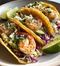 tacos crevettes recette