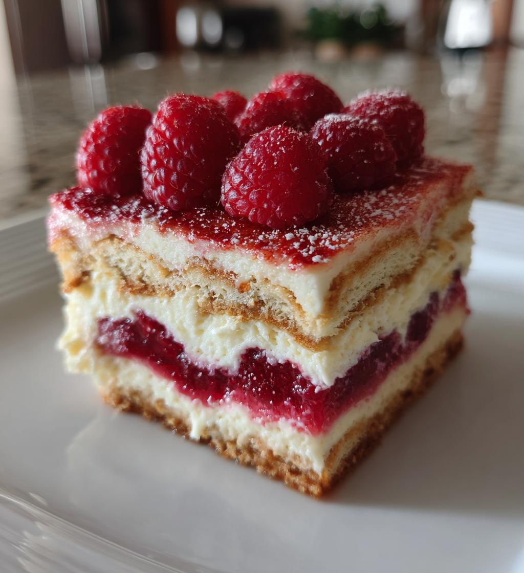 tiramisu recette framboise - detail 1