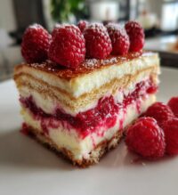 tiramisu recette framboise