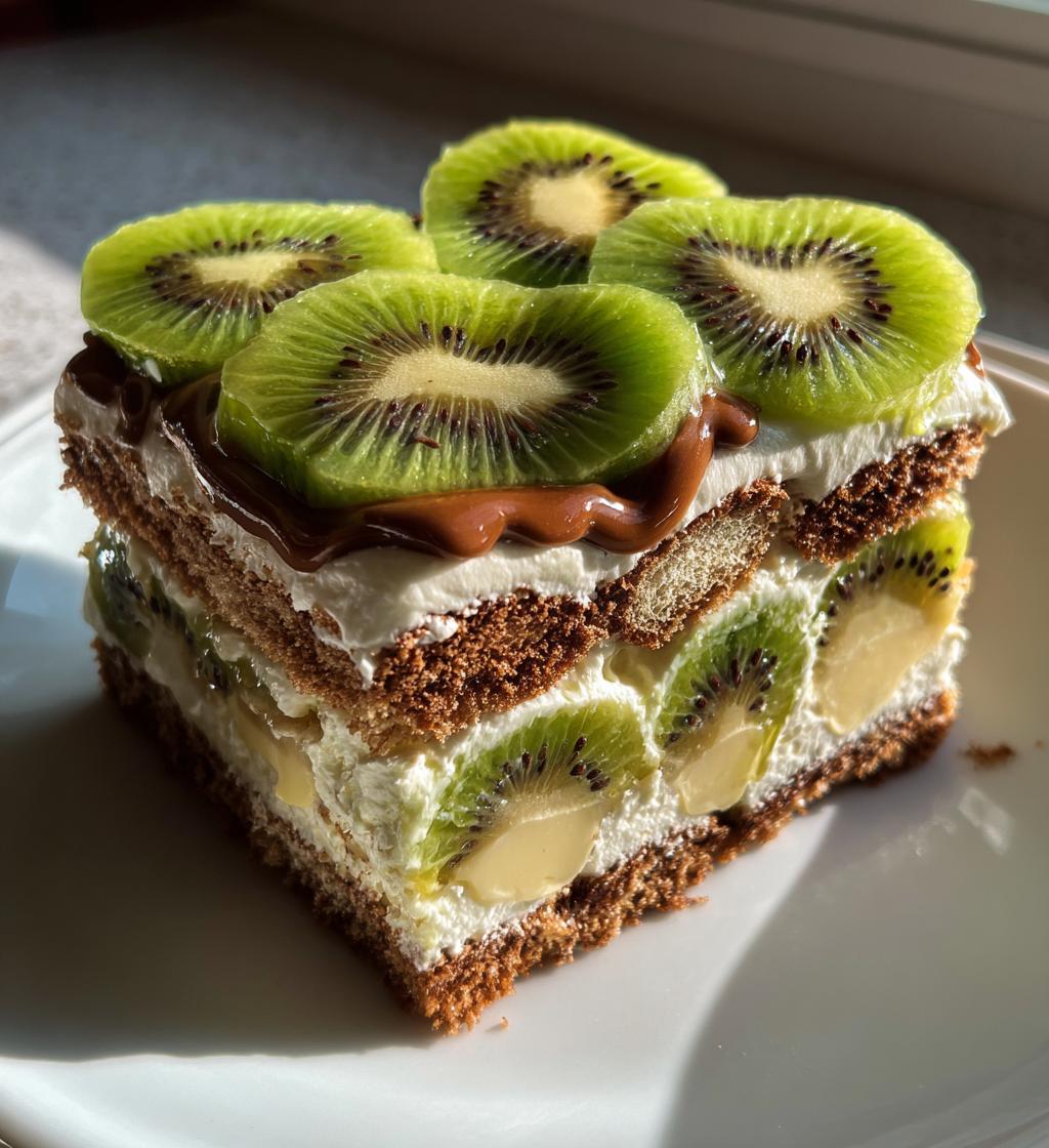 tiramisu recette kiwi - detail 1