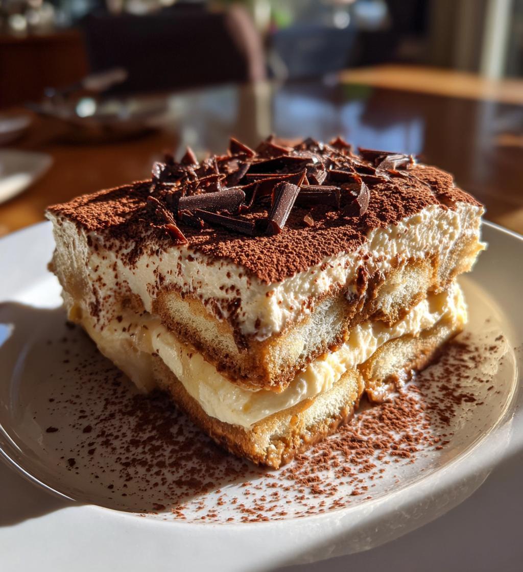 tiramisu recette poire chocolat - detail 1