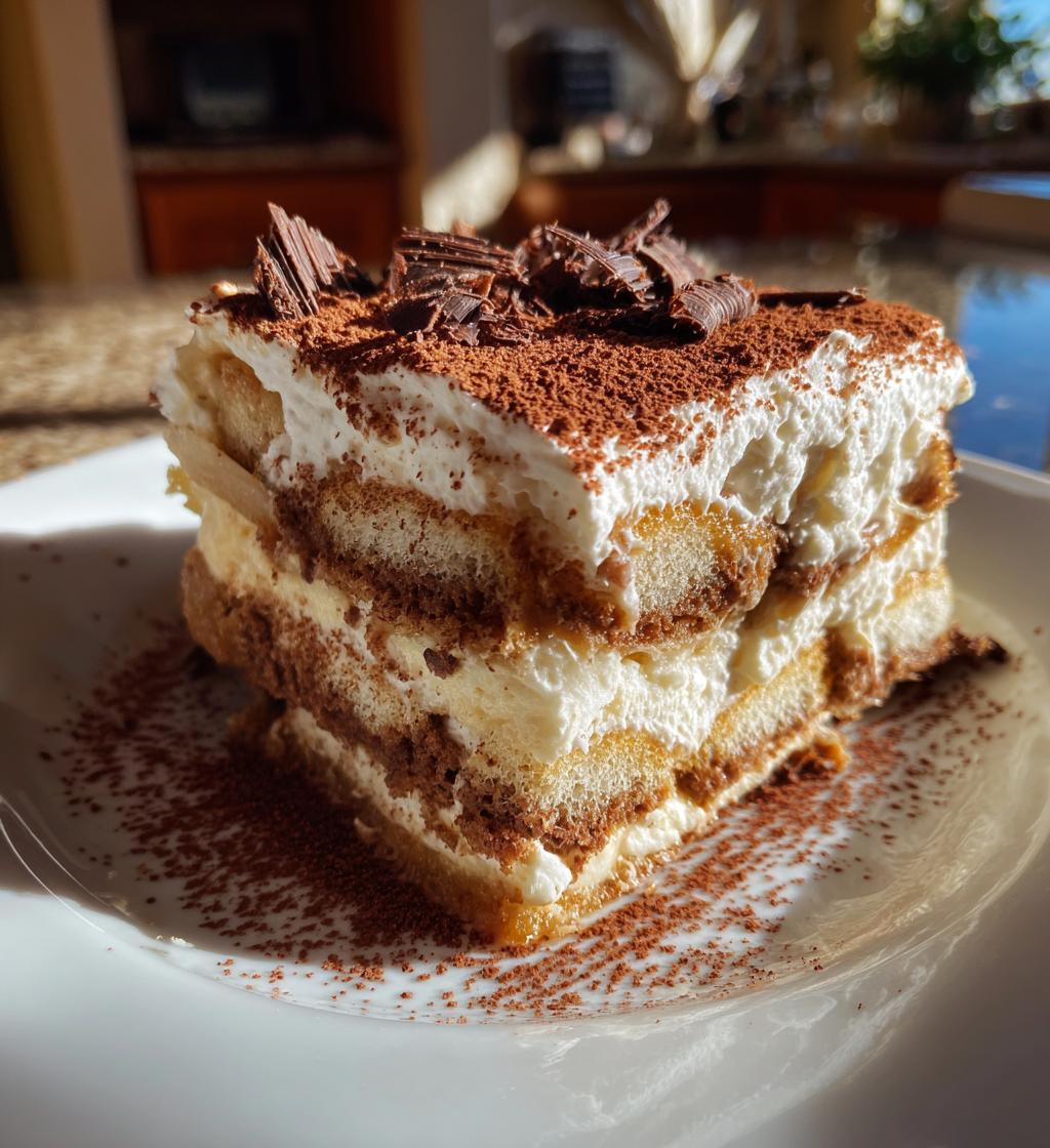 tiramisu recette poire chocolat