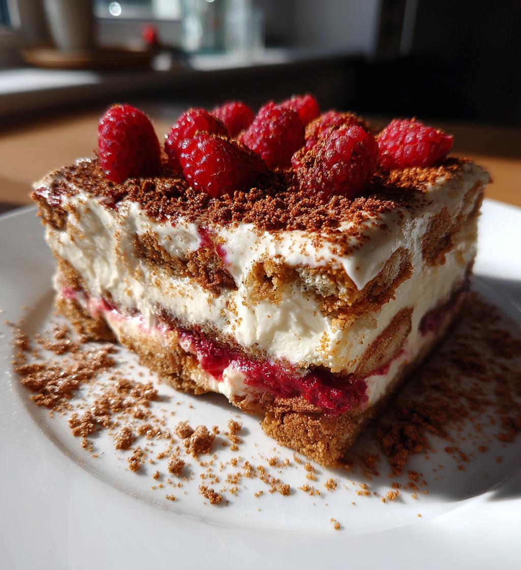 tiramisu recette speculos framboise - detail 1