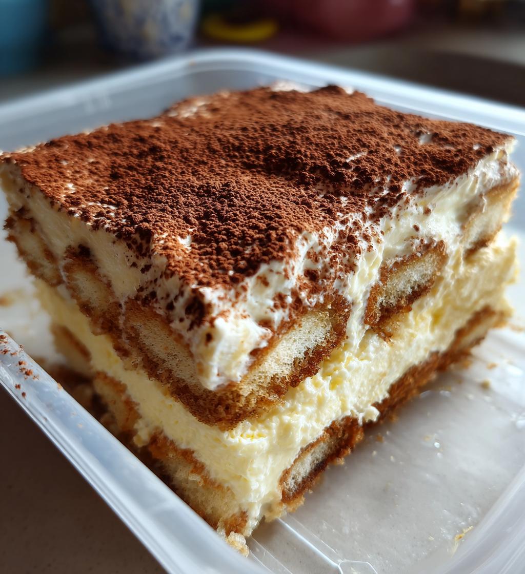 tiramisu recette tupperware - detail 1