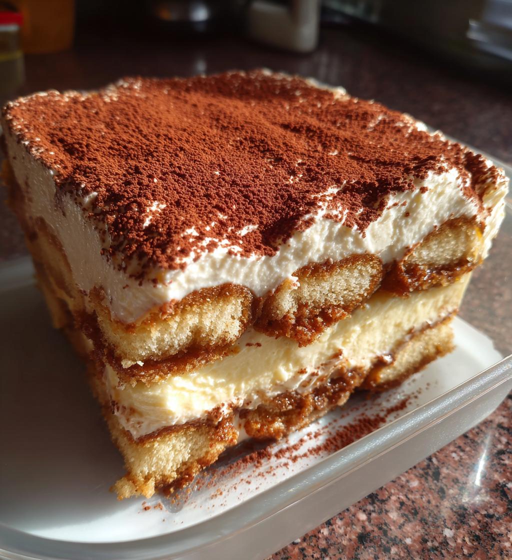 tiramisu recette tupperware