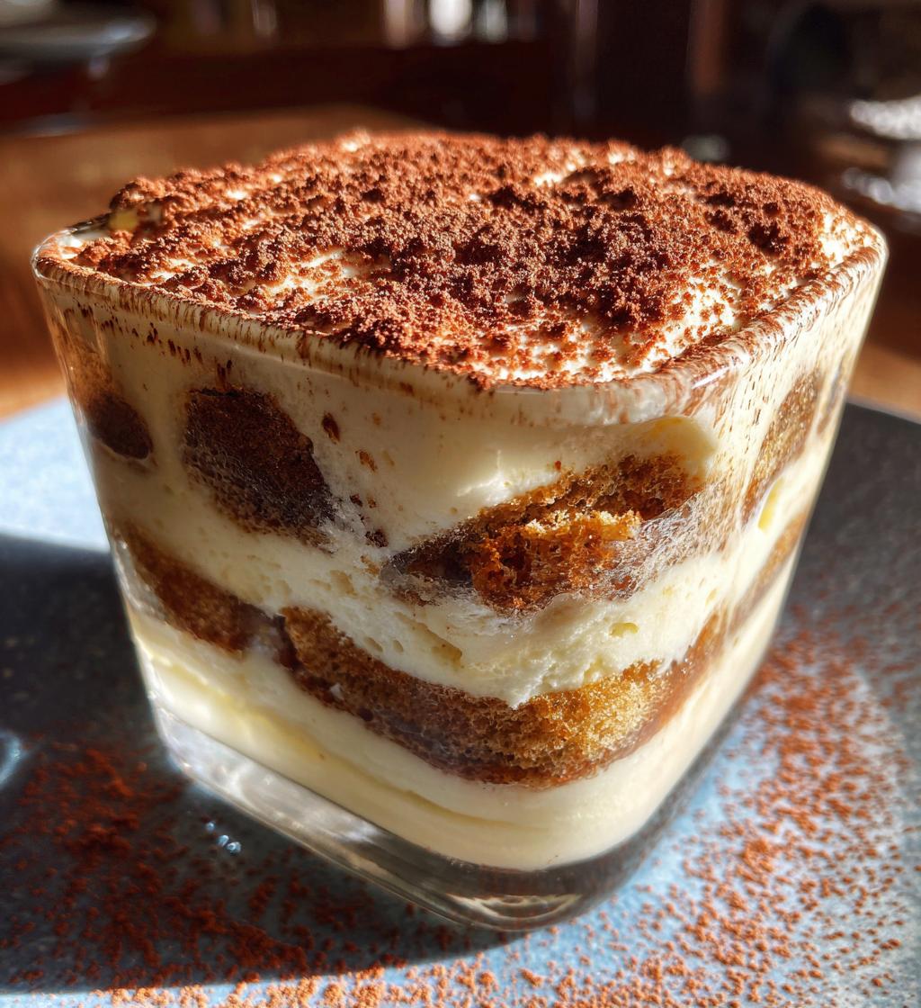 tiramisu recette verrine