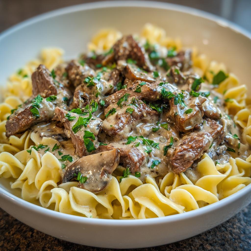 Bœuf Stroganoff - detail 1