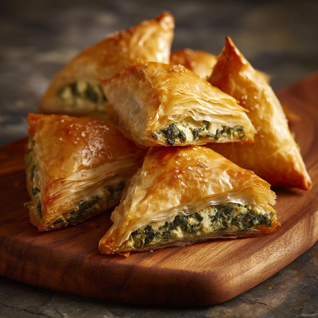 Délices de Pâte Filo aux Épinards et Feta
