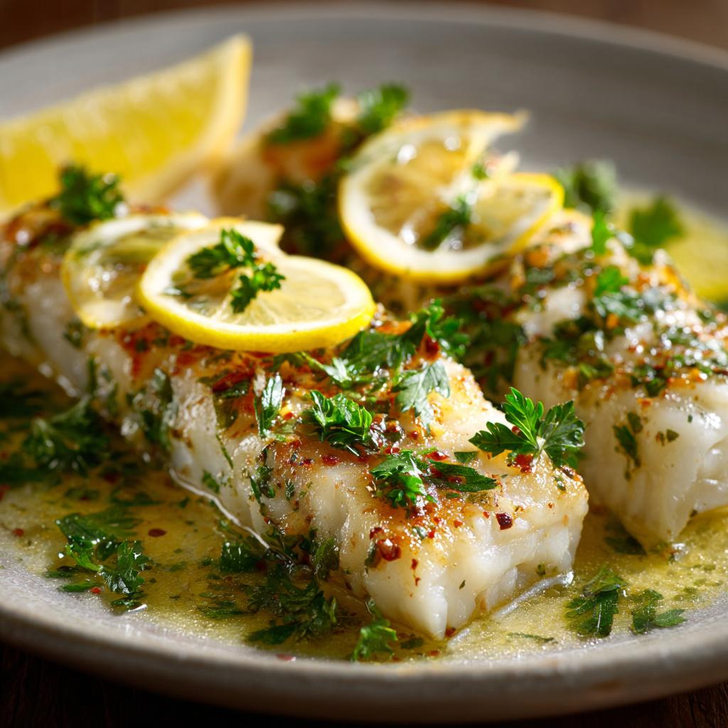 Filets de Poisson Blanc Sautés au Citron et Persil - detail 1