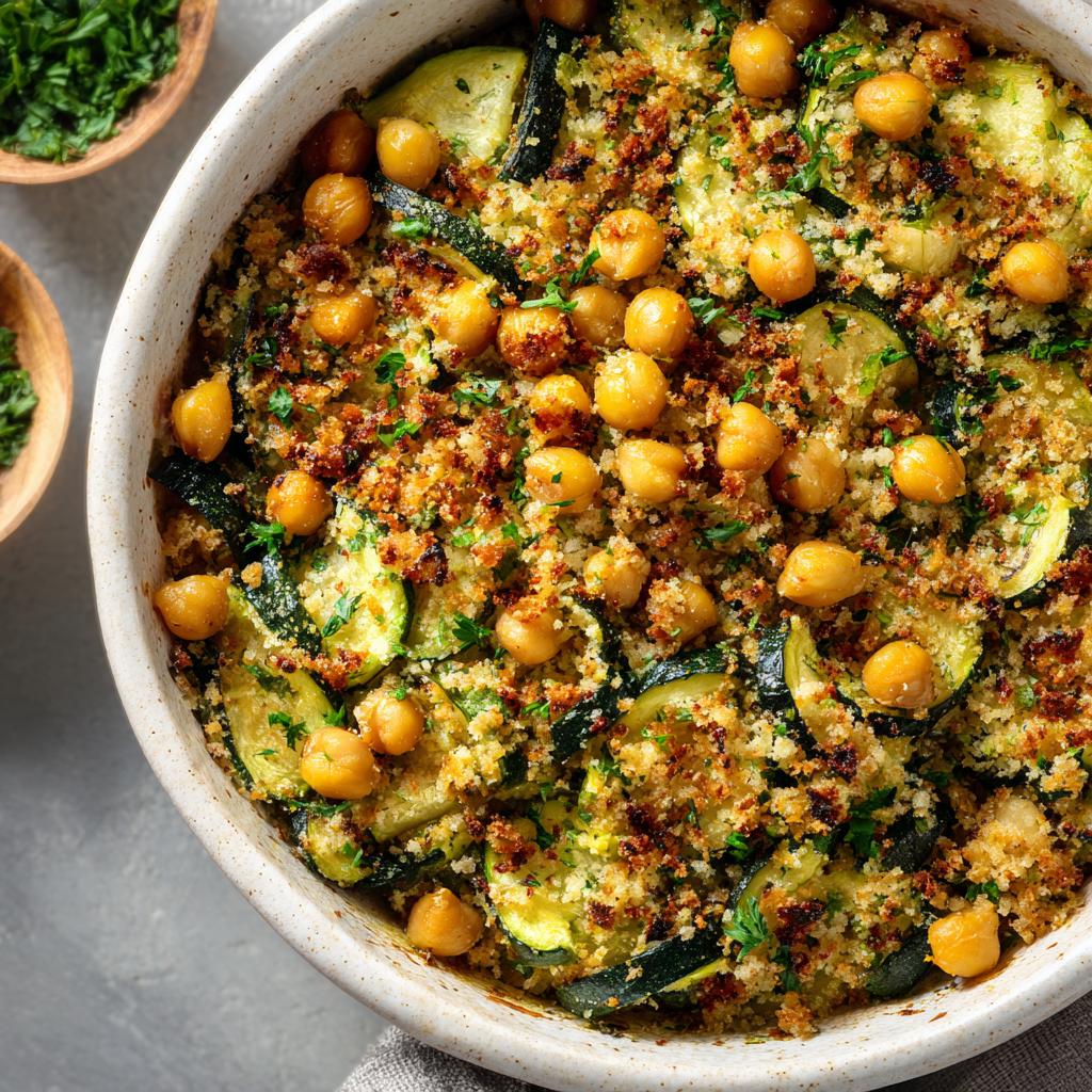 Gratin de Courgettes aux Pois Chiches - detail 1