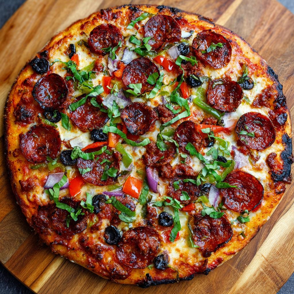 Pizza au Chorizo - detail 1
