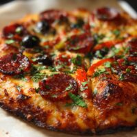 Pizza au Chorizo