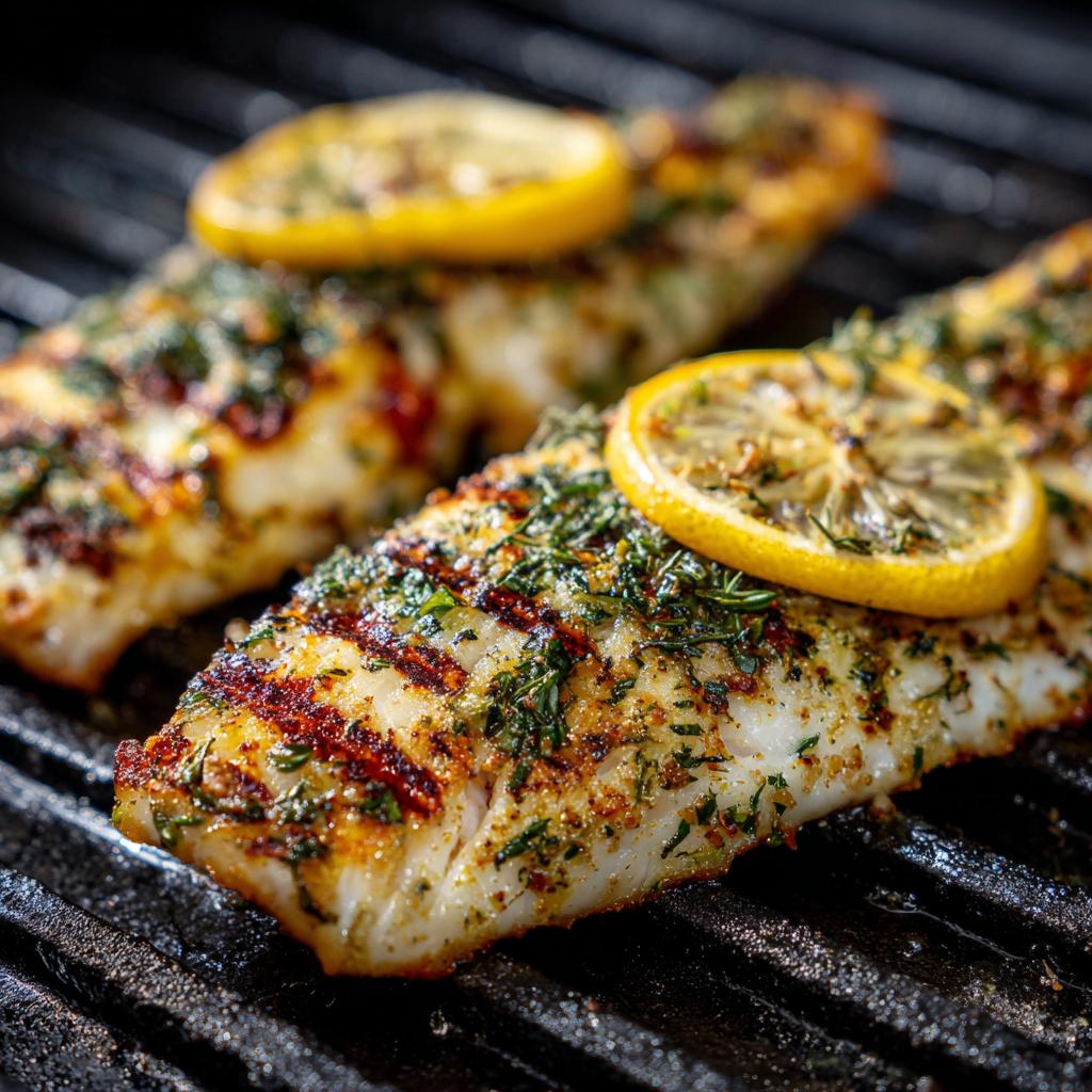 Poisson Grillé à la Plancha