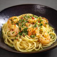 Pâtes aux Scampis