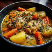 Ragoût de Poulet à la Mijoteuse