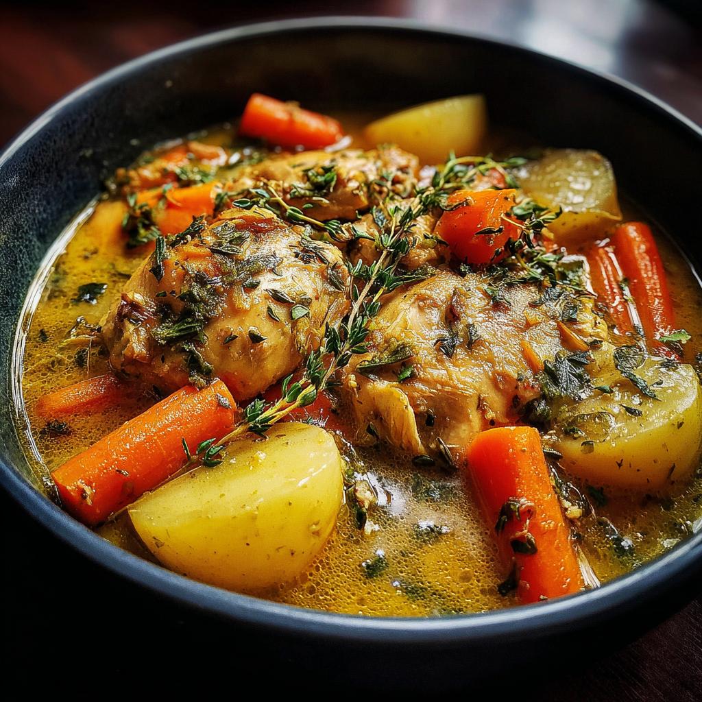 Ragoût de Poulet à la Mijoteuse
