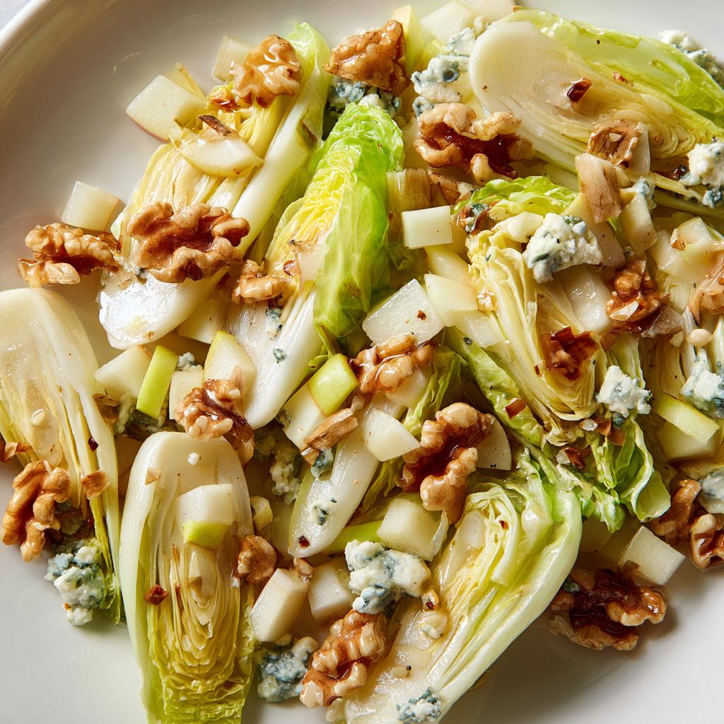 Salade d'Endives aux Noix et au Fromage Bleu