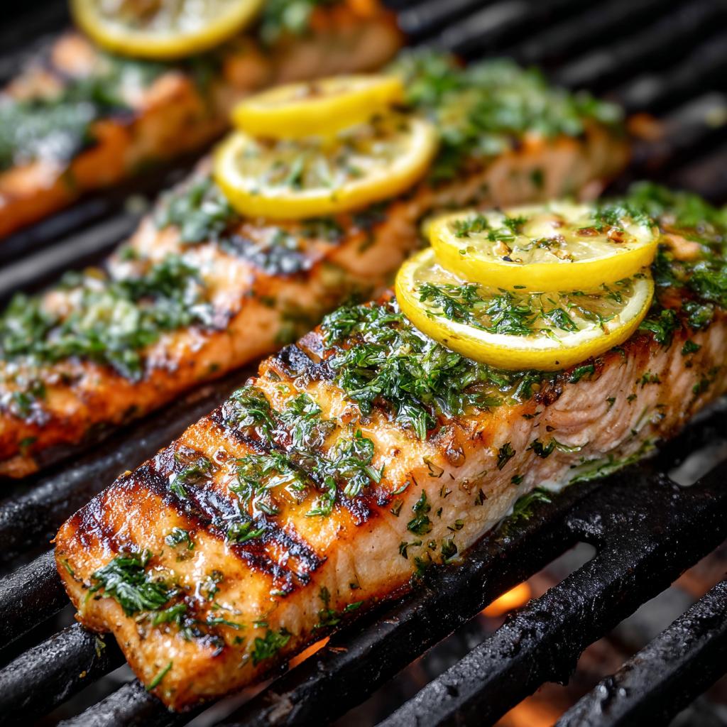 Saumon Grillé aux Herbes et Citron - detail 1