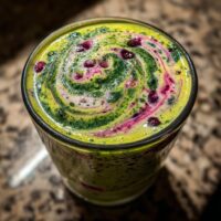 Smoothie Ninja aux Fruits et Épinards