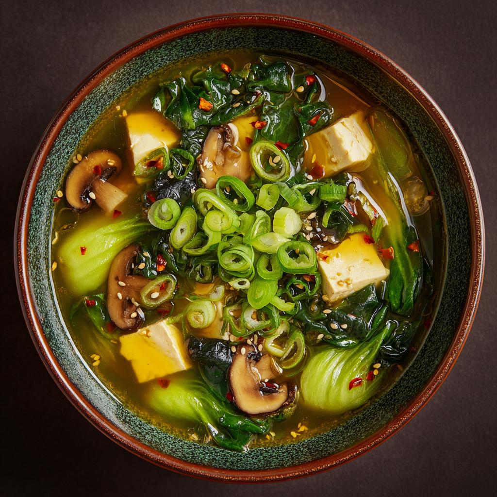 Soupe Chinoise au Tofu