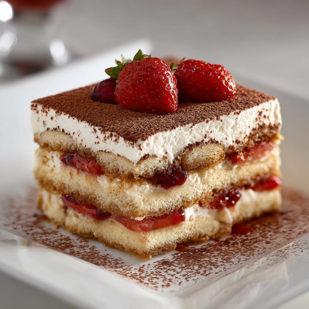 Tiramisu aux Fraises