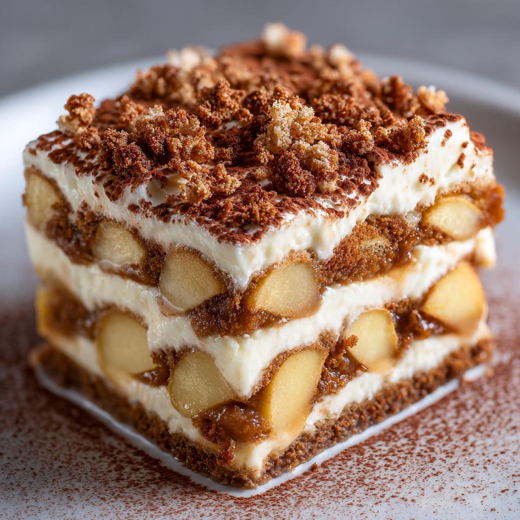 Tiramisu aux Speculoos et Pommes