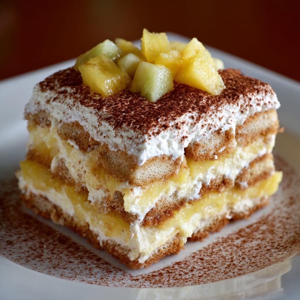 Tiramisu à l'Ananas Tropical