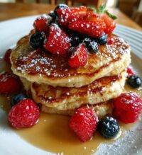 recette pancake flocon avoine facile