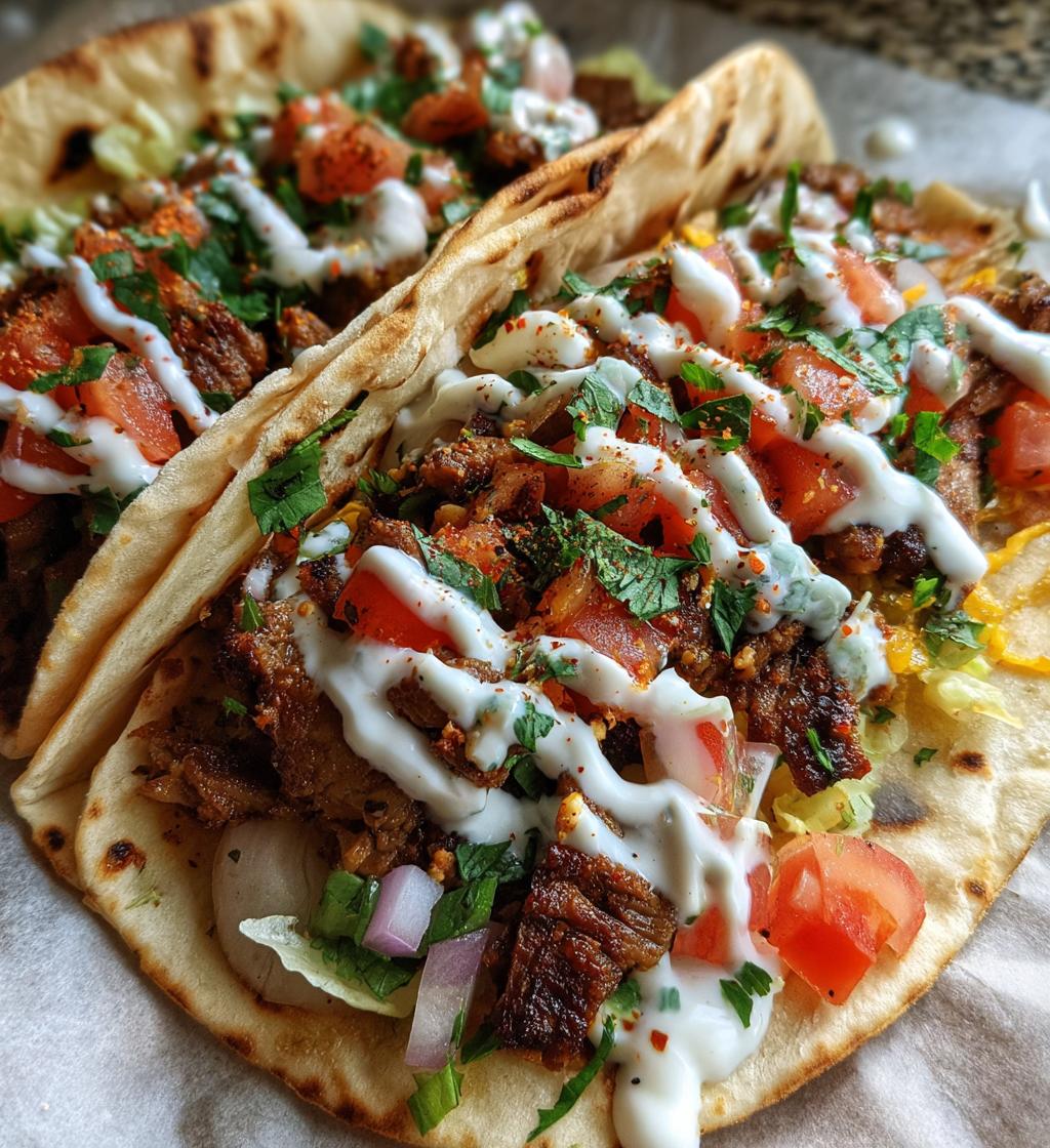 recette tacos kebab - detail 1