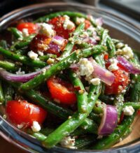 recettes haricots verts salade