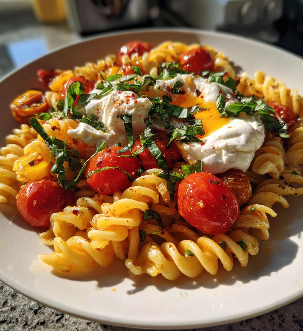 recettes pâtes burrata - detail 1