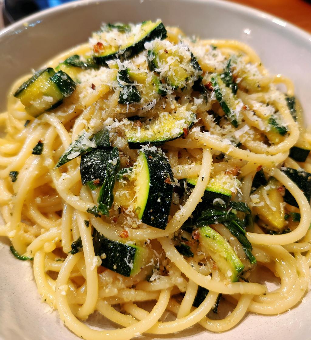 recettes pâtes courgettes