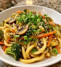recettes pâtes udon