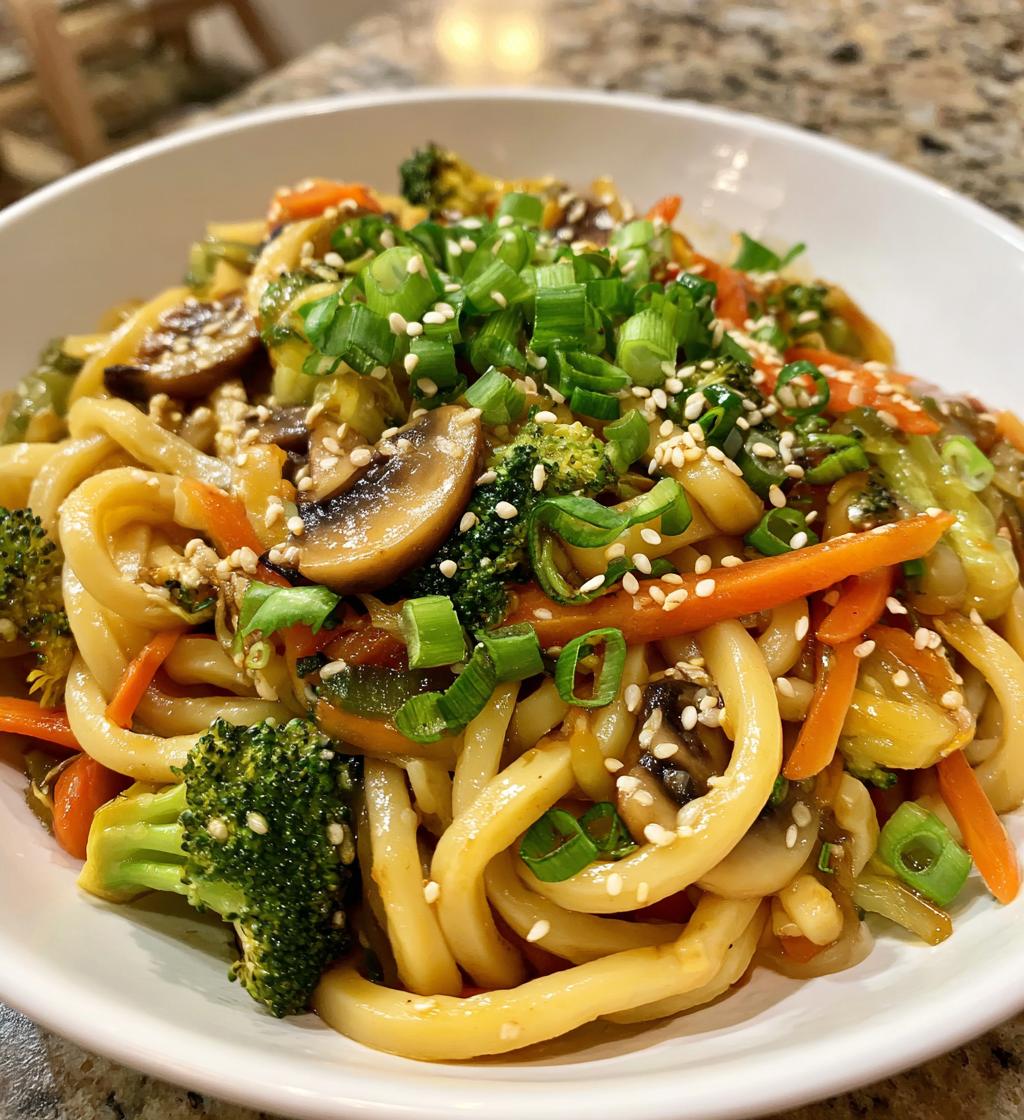 recettes pâtes udon