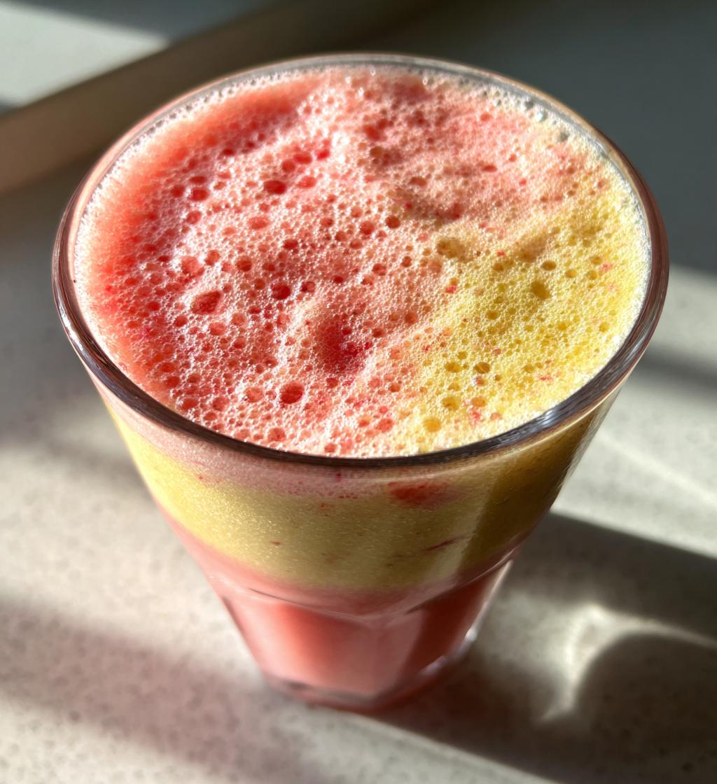 smoothie recette banane pasteque