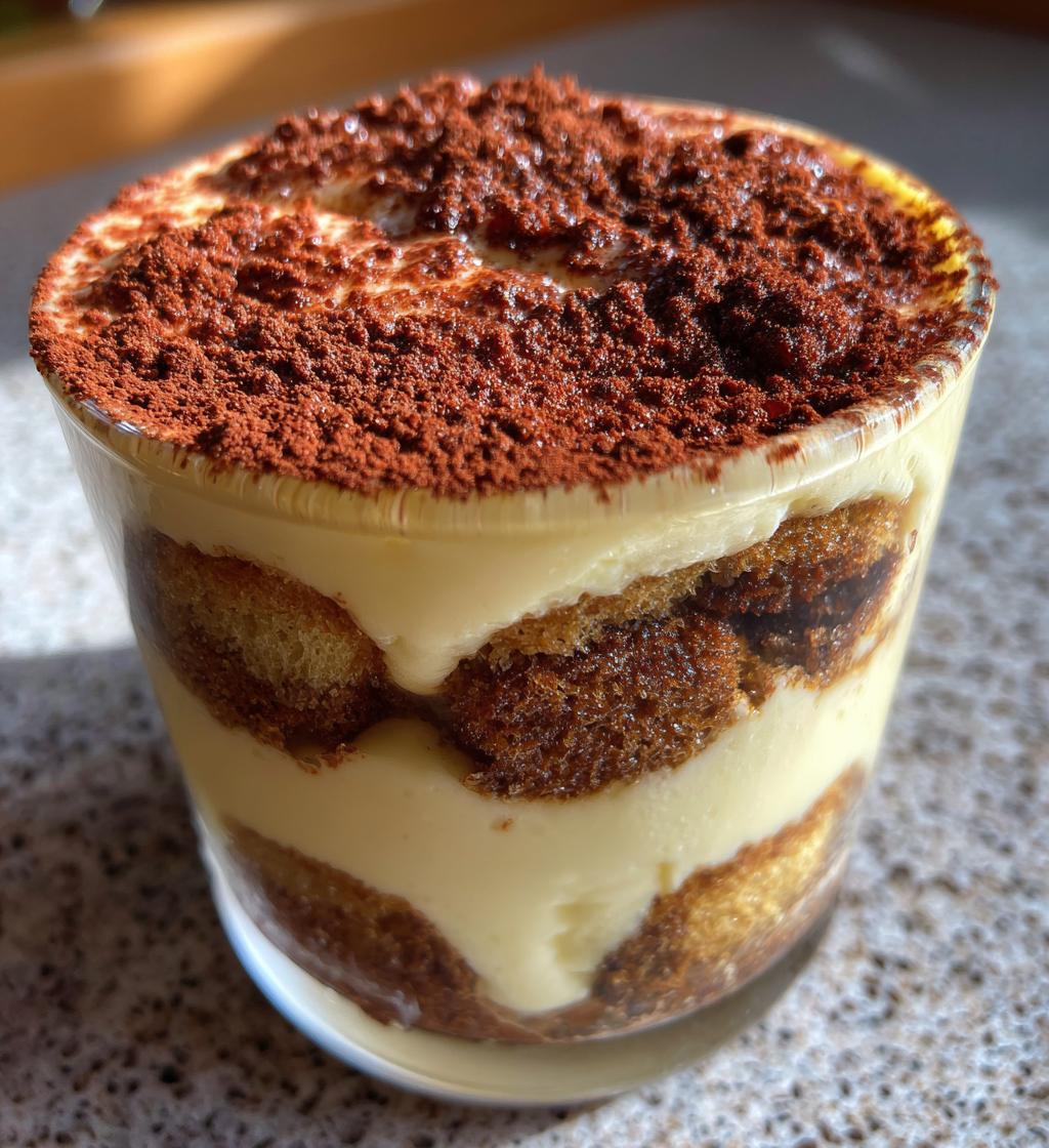 tiramisu individuelle recette