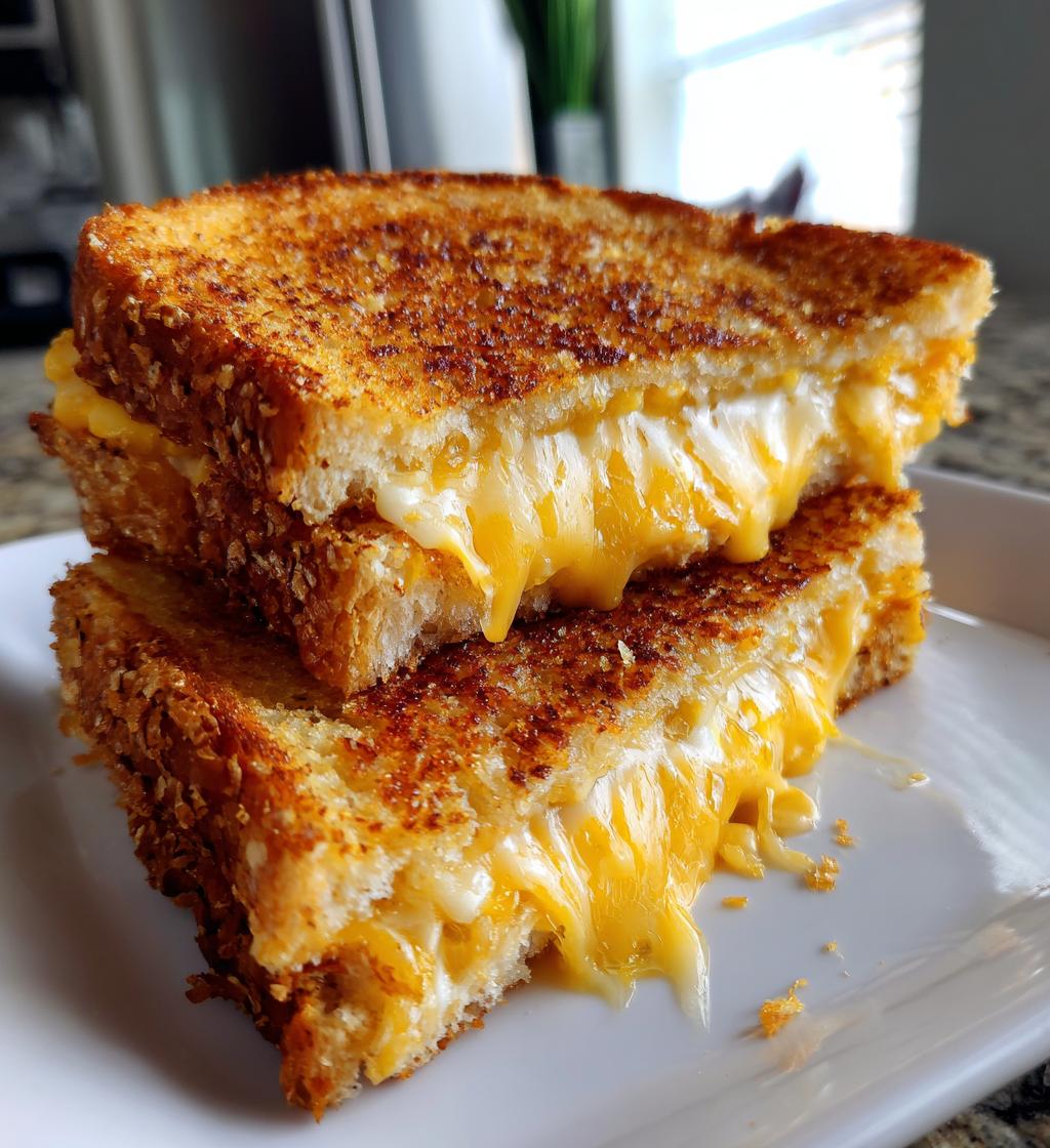 15 minute air fryer grilled cheese sandwich - detail 1