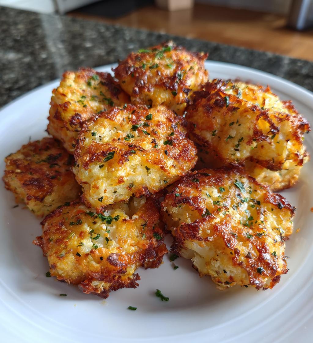 air fryer cauliflower tots recipe - detail 1