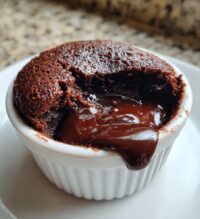 air fryer chocolate lava cake recipe