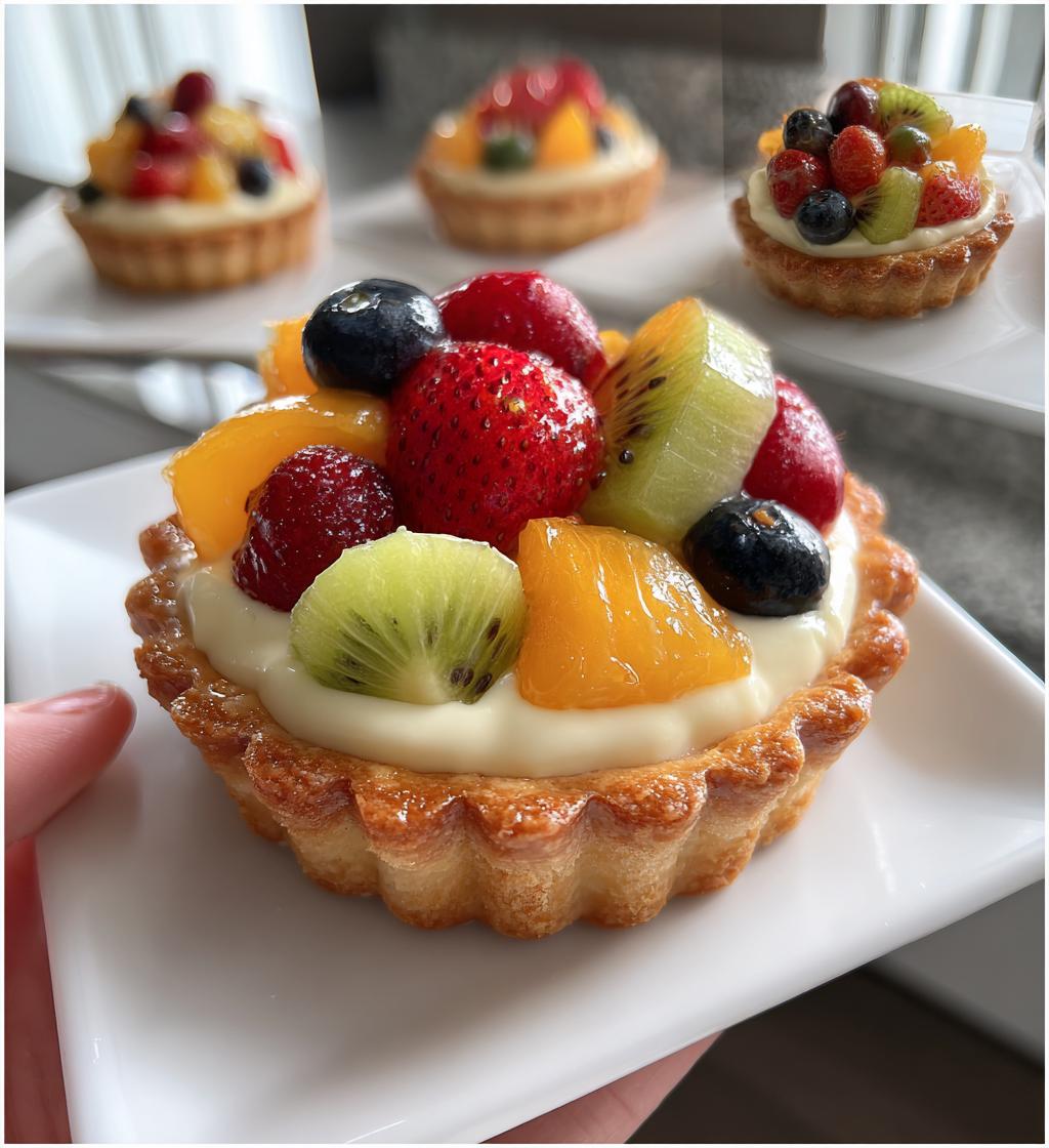 air fryer fruit tartlets - detail 1