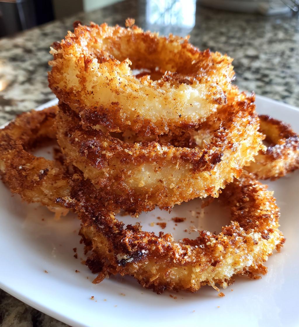 air fryer onion rings homemade recipe