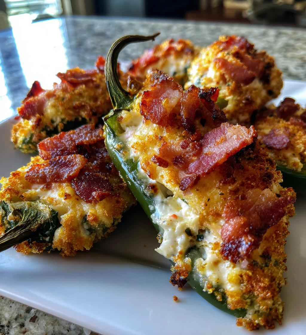 air fryer stuffed jalapenos cream cheese recipe - detail 1
